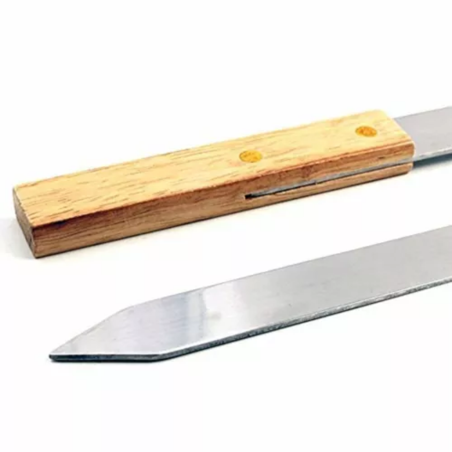 Adana Kebab Spies | 60 cm Lang & 2 cm Breed | Luxe Houten Handvat